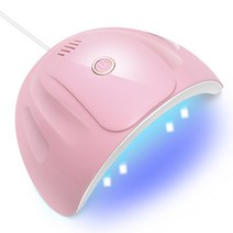 손톱 LED 네일 건조기 램프 18 UV 구슬 모든 젤 폴란드어 USB 충전 건조 전문 매니큐어 장비, A3-Pink