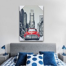 건강-드림_빨간자동차액자 엔틱 거실인테리어 형벽장식 소품 그림 벽걸이 벽걸이용 액자틀_rjsrkdemf, 옵션선택사항없습니다