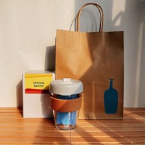 블루보틀 텀블러 내열유리 커피컵 머그 뚜껑포함 일본 컵 신상블루보틀, 04