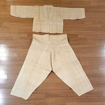 할인판매 합니다. 국내산 안동포 남자용 속옷셋트(수의복용)