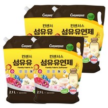 컨센서스 섬유유연제 베이비로션(리필) 2.1L x4, 단품