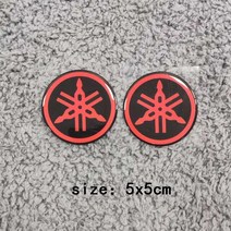 오토바이 부품 젤3d 야마하 오토바이 엠블럼 탱크 로고 데칼 Mt 07 125 Yzf R1 R3 R6 Tmax Tracer Fz6 골, 03 Red