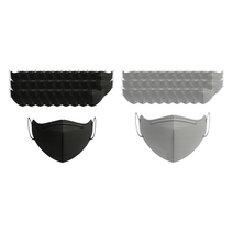 믿추 얼큰이 마스크 대형 KF94, 100매, 1개, 06. 블랙+그레이