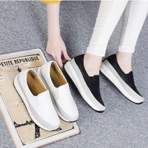 [슈즈팜] 여성용 통굽 슬립온 스니커즈 쿠션 운동화 CNK 데이지