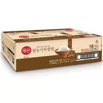 햇반 쌀눈 가득 쌀밥, 210g, 18개