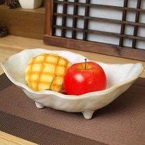 CRM654174식빵접시 이젤소야 도자기 화이트 여주 그릇홈세트 예쁜 타원볼 핸드메이드도자기 아름 그릇 월남쌈물그릇 모밀판