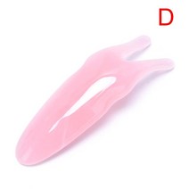 2개세트 괄사 스톤 마사지 얼굴지압 수지 플라스틱 포크 플레이트 코 침술 얼굴 리프팅 스크래핑 페이셜 구 아슈 도구, 4