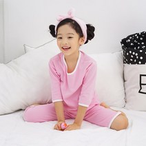 [빌도르 앙팡] 아동 유아 키즈 7부 실내복 상하 세트