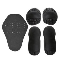 오토바이자켓 바이크 동호회 5 pcs 오토바이 이동식 승마 어깨 팔꿈치 등 보호대 패드 세트 내장 오토바이 레이싱 가드 오토바이 액세서리, a