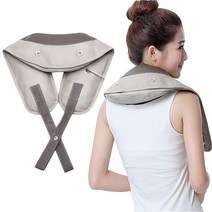 승모근마사지 뒷목뻐근 어깨찜질기 electric shiatsu neck shoulder body massager back massage belt beating electric, 나는 플러그