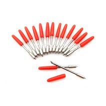 사료 건초 절단기 볏짚45 도 CB09 Graphtec 비닐 플로터 커터 블레이드 15 개입 (스프링 포함), 한개옵션0