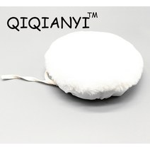 6인치 앰프 7 인치 인공 양모 자동차 광택기 보닛 자동차 광택기 용 최대 왁서 보닛 연마 패드 세트, 7인치 2개