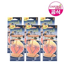 [캘리포니아센트] 팜스페이퍼 카피스트라노 코코넛향 (6입) 차량용 방향제