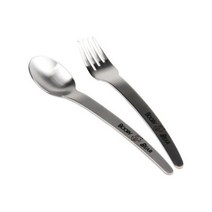 부비베어 커브 아동 스푼+포크 2종 2세트, 부비베어 커브 아동 스푼+포크 2