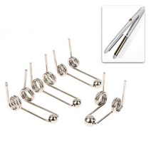 와이어 직경 1.2mm 컬링 아이언 교체 부품 2 개 더블 리턴 토션 스프링 헤어 컬링로드 액세서리, [04] 30mm