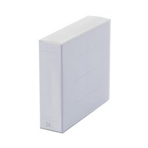 엘레컴 블루레이/CD/DVD 클리어 수납 보관 케이스, 24EA블랙