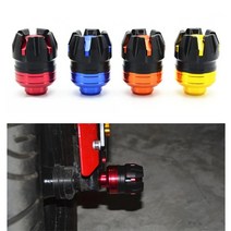 발통마켓 오토바이 슬라이더 보호대 포크 범용 커버 가드 머플러, 투톤슬라이더(골드)