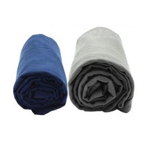 [호환] 퍼스트 클래스/이코노미 클래스 항공사 담요, 2.1PCS Grey 1PCS Blue