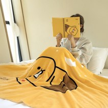 카카오프렌즈 춘식이 대형 양털 담요 블링캣 캠핑 1500x1200mm