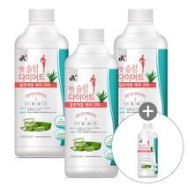 펫슬림 다이어트 알로에겔 베라250 3병+1병덤(총4병), 4병, 1000ml