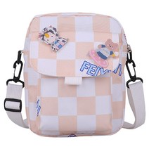 키즈트리 아동 체크 크로스백 BB-294