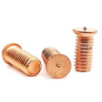 스팟용접기 5/10/25pcs M3 M10 탄소강 황동 구리 도금 용접 나사 스터드 스폿 포인트 솔더 네일 볼트, 04 10pcs M6_03 8mm