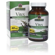 (번들) 네이처스 앤써 바이텍스 40mg 90 베지캡슐 2병 Natures Answer Vitex Chastetree Berry