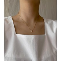 러프 원석목걸이