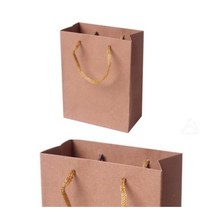 미니 크라프트쇼핑백 무지선물봉투 튼튼한 포장백 손잡이종이가방