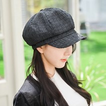 모눈버블 헌팅캡 팔각모 여성모자 남자모자 가을 겨울 (4컬러)