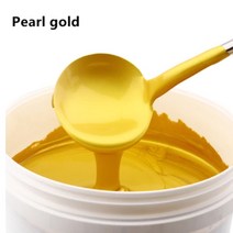 (가온몰) 100g / 1kg 핫 스탬핑 밝은 금색 페인트 금속 옻칠 목재 페인트 수성 페인트 모든 표면에 적용 가능, Pearl gold