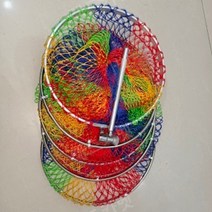접이식 대형 수제 나일론편직 속건성 어망 그물망 살림망 고기망, 색상 45-2미터(가방 + 바늘 블록)