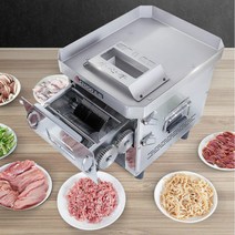 110V/220V 전기 고기 슬라이서 상업용 자동 슬라이서 다기능 스테인리스 슬라이서 커터 고기 분쇄기, 02 220-240V_02 3.5mm_02 EU, 3.5mm, 1개