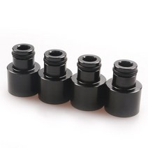 자동차 연료공급 부품 4Pcs 내구성 연료 인젝터 어댑터 탑 캡 익스텐더 씰링 자동차 도구 알루미늄 액세서