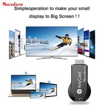 스마트 디바이스 tv wifi 미라캐스트 Anycast m100 2.4g5g 4k hd 동글 무선 디스플레이 스틱 모든 캐스트 for miracast dlna airplay, 상자 없이, m100 2.4g