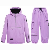 FANSYLI 커플 스키복 방풍 방수 따뜻한 통기성 남녀 스키세트 1280호 10A21