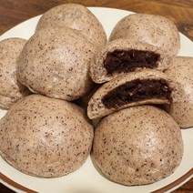 도현당 흑미찹쌀비건팥찐빵 80g *4개입 유기농재료 천연효모, 1개, 800g