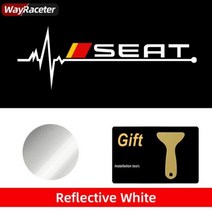 좌석용 반사 비닐 자동차 창 스티커 이비자 큐프라 아로나 Ateca 코르도바 엑세오 레온 미이 타라코 톨레도 아로사 알티아 알함브라, For Seat+1 Piece