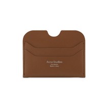 아크네 공용 로고 카멜브라운 카드지갑 CG0193 640