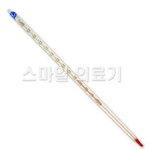 유리제 막대 온도계 (100도), 1개