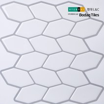 [신상품 출시]베스트 한화 보닥타일(21종/택1)-신개념 타일형 필름시트(점착식), [BSW07]_[신제품]빅 스퀘어 마블화이트
