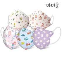 마미몰 프리미엄 유아 어린이 초소형 마스크, 해피스프링, 프리미엄 유아 어린이 마스크, 초소형 30매