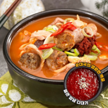국내산 돈사골 방콕포차 해장 얼큰 순대국 골라담기500g, (특)얼큰순대국+다데기