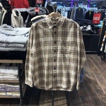 후아유 후아유 데일리 체크 셔츠-beige WHYCA1218U3510000