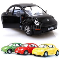 아트박스/킨스마트 데코앤 킨스마트 폭스바겐 뉴비틀 미니카, 38뉴비틀(레드)