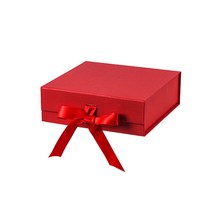 리빙앤도 고급 리본매듭 기프트박스 0.5호, 1개, 레드