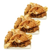 바삭황치말이 피로회복 해독작용에 좋은 강아지수제간식 황태와 국산 닭가슴살로 만든 영양식 간식, 3개