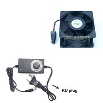 배기휀 환기팬 냄새제거 높은 풍량 9cm 92*50mm 12V 2.10A 9050 듀얼 모터 블레이드 자동차 부스터 냉각 팬, 01 RU plug_01 고정 컬러_01 Black