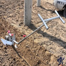 고성능 수동 쟁기 개골쟁기 갈퀴 밭고랑 땅속작물 텃밭 수확 감자 고구마 마늘심기, 기본선택