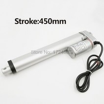 엑추에이터 직교로봇 액츄에이터 리니어모터 전기 선형 액추에이터 12V/24V DC 모터 450mm 스트로크 모션 컨트롤러 100/200/300/500/750/800/900/1100, [08] 12V 1100N 13mm s